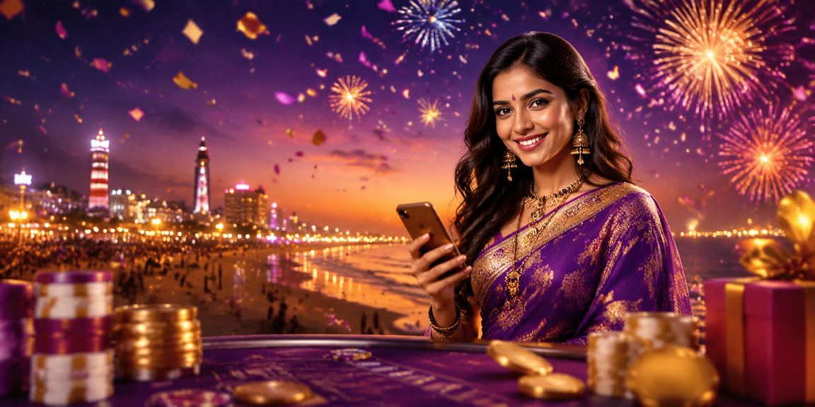 Indian woman enjoying mobile casino in Chennai